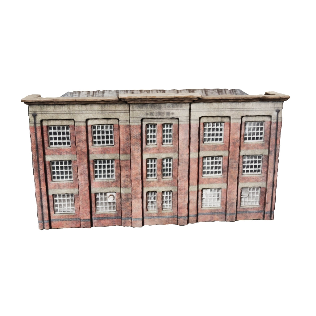 KX001-OO Low Relief 1930s Factory - OO/4mm/1:76