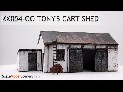 KX054-OO Tony's Cart Shed & Store - OO/4mm/1:76