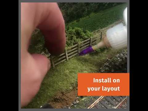 LX006-OO Laser Cut 4ft Post & Rail Lineside Fencing OO/4mm/1:76