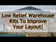 KX061-OO Low Relief Modern Industrial Unit Rear Wall - OO / 4mm / 1:76