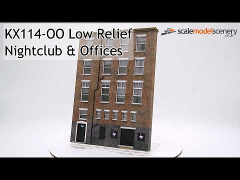 KX114-OO Low Relief Nightclub & Offices - OO/4mm/1:76