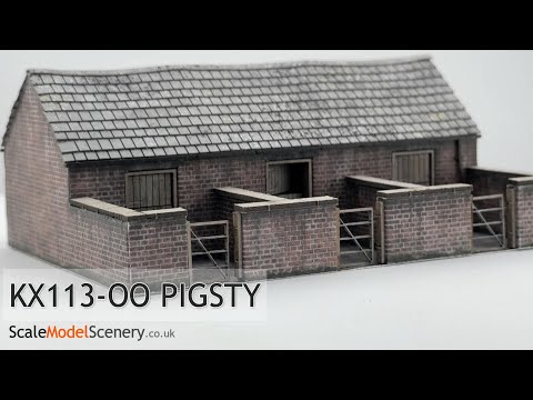 KX113-OO Pigsty - OO/4mm/1:76