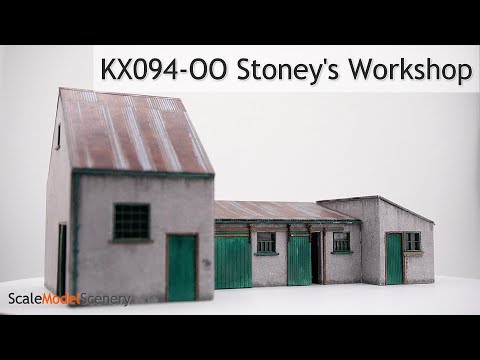 KX094-OO Stoney's Workshops (Set of 3 Buildings) - OO / 4mm / 1:76