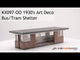 KX097-OO 1930's Art Deco Bus/Tram Shelter - OO / 4mm / 1:76