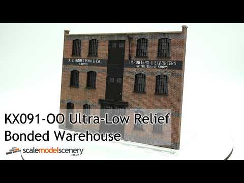 KX091-OO Ultra-Low Relief Bonded Warehouse - OO/4mm/1:76