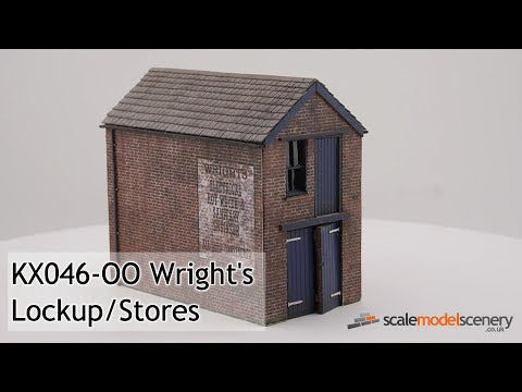 KX046-OO Wright's Lockup/Stores - OO/4mm/1:76