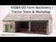 KX064-OO Farm Machinery / Tractor Store & Workshop - OO/4mm/1:76