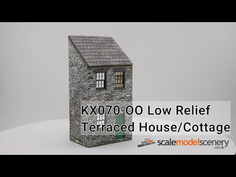 KX070-OO Low Relief Terraced House / Cottage - OO/4mm/1:76
