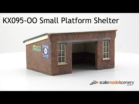 KX095-OO Small Platform Shelter - OO/4mm/1:76