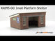 KX095-OO Small Platform Shelter - OO/4mm/1:76