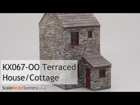 KX066-OO Period Terraced Shop (Full Kit) - OO/4mm/1:76