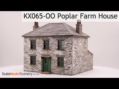 KX065-OO Poplar Farm House - OO Gauge/4mm/1:76