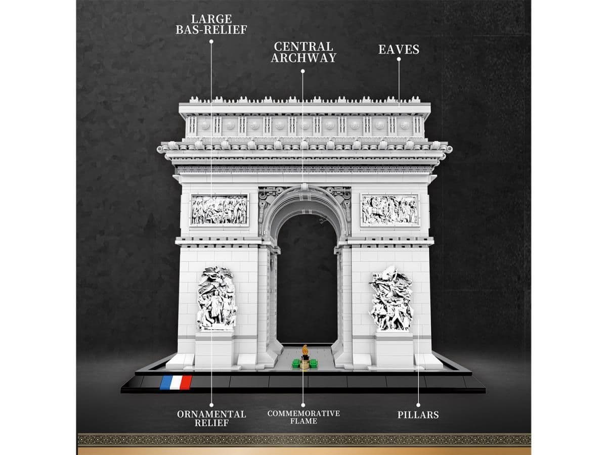 Reobrix L'Arc de Triumphe 3718pc Construction Set