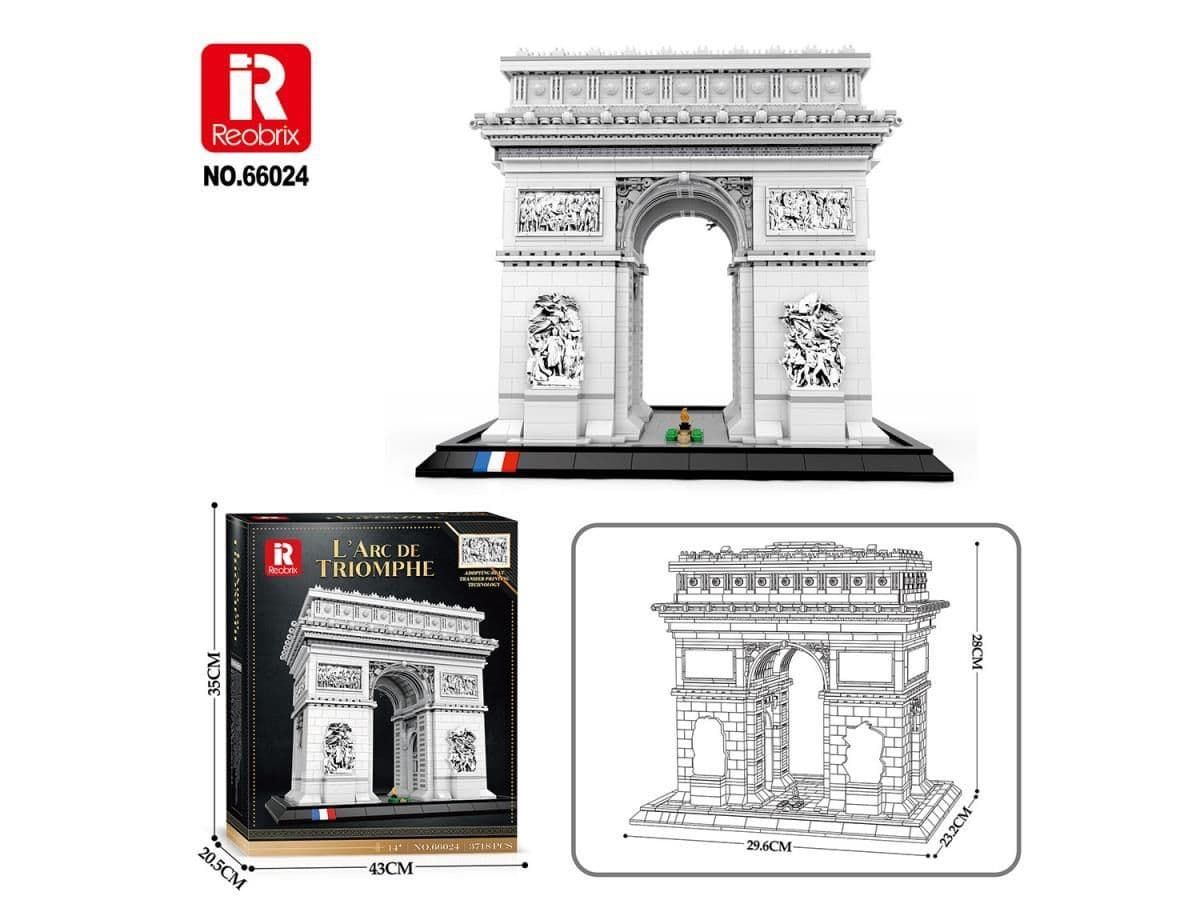 Reobrix L'Arc de Triumphe 3718pc Construction Set