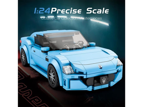 Reobrix Maserati Sky Blue Sports Car 384pc Construction Set 824