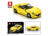 Reobrix Maserati Yellow Sports Car 384pc Construction Set 823