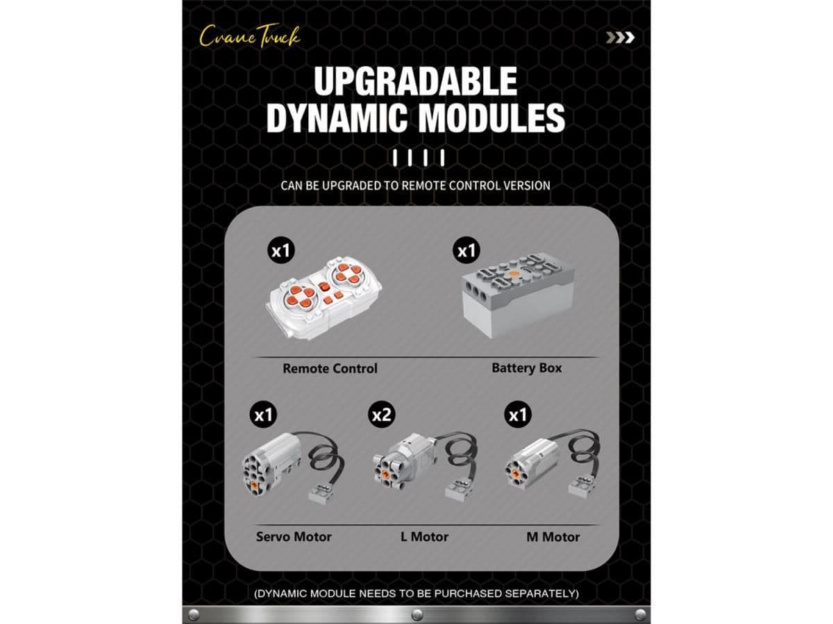 Reobrix RC Crane Lorry 2328pc Construction Set 22011
