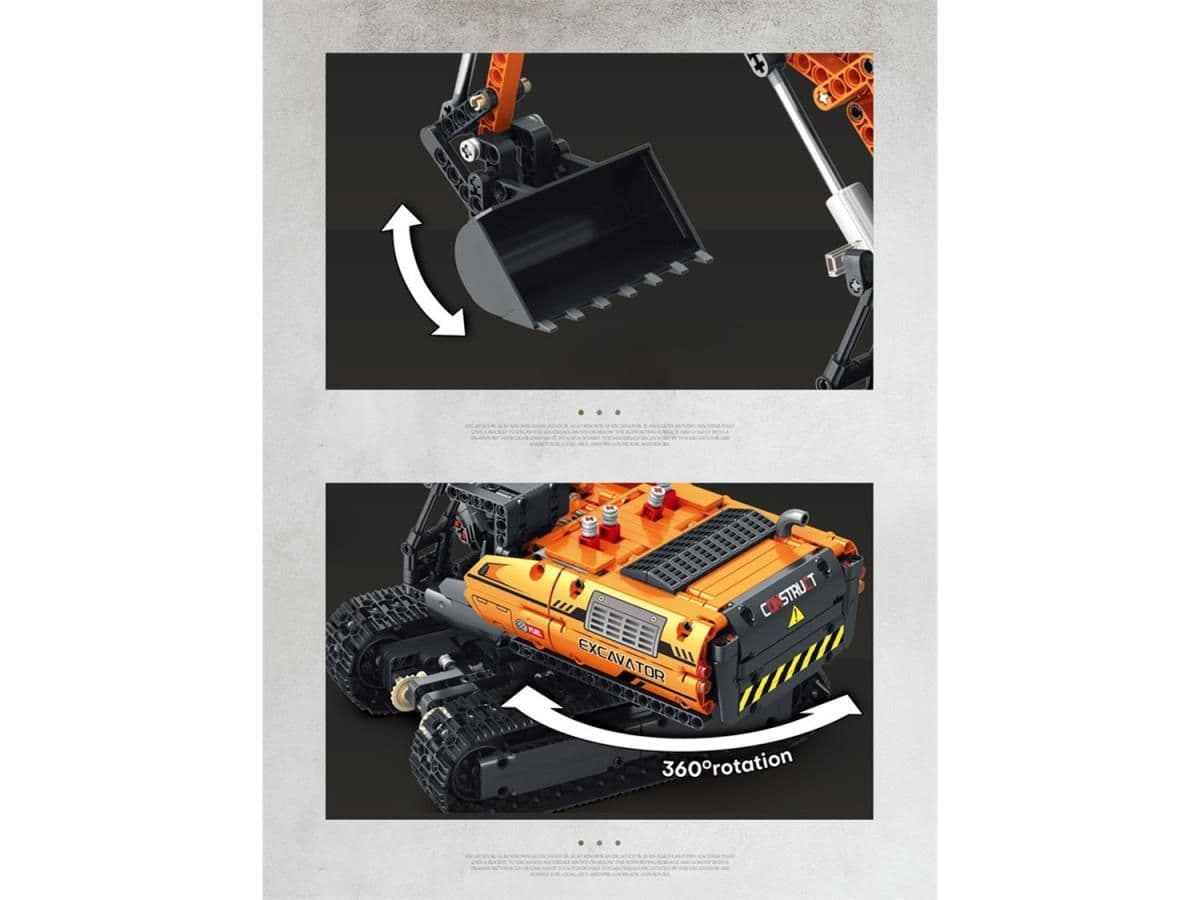 Reobrix RC Excavator 1106pc Construction Set 22003