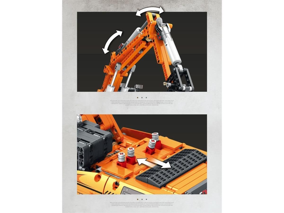 Reobrix RC Excavator 1106pc Construction Set 22003