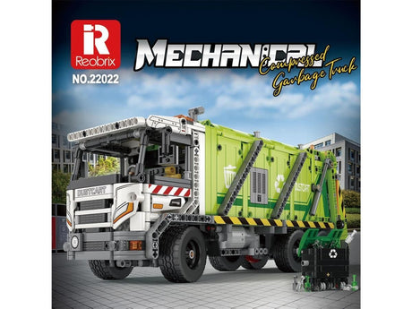 Reobrix RC Garbage Truck 1458pc Construction Set 22022