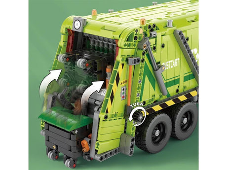 Reobrix RC Garbage Truck 1458pc Construction Set 22022