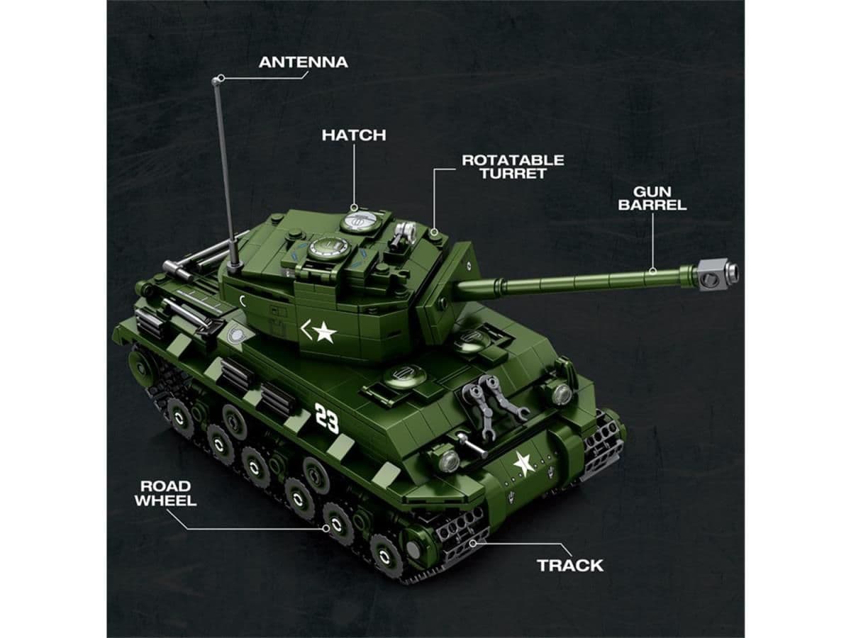 Reobrix World of Tanks Sherman 836pc Construction Set 77030