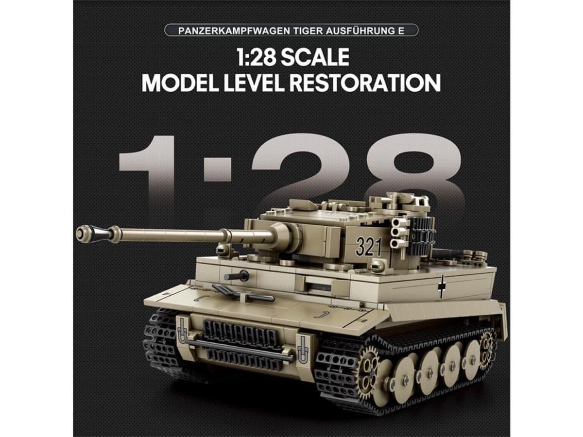 Reobrix World of Tanks Tiger I 1138pc Construction Set 77031
