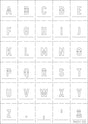 RX011-OO Alphabet Ghost Sign Mylar Stencil (13mm) - OO/4mm/1:76