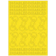 RX015-OO Disabled Self-Adhesive Road Markings - OO/4mm/1:76
