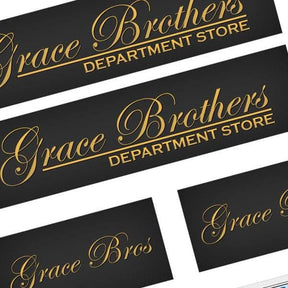 S016-OO Grace Brothers Department Store Signage For Metcalfe PO279 OO/4mm/1:76