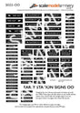 S022-OO Early Steam Era Station Signs - OO/4mm/1:76