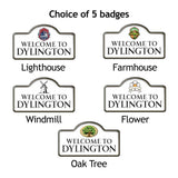 S034-OO Customised Village / Town Welcome Signs - OO/4mm/1:76