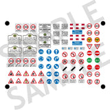 S034-OO Customised Village / Town Welcome Signs - OO/4mm/1:76