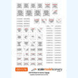 S035-OO Beach & Harbour Signs - OO/4mm/1:76