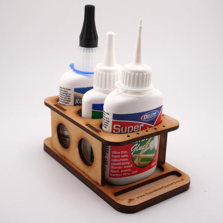SX025 Deluxe Materials Glue Stand (Holds 3 Bottles)