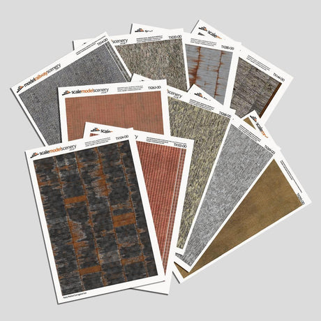 Printable Scale Model Cladding OO Cladding Papers – Scale Model Scenery