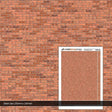 TX001-N Reclaimed Victorian Brick Texture Paper (Pack of 5) - N/2mm/1:148