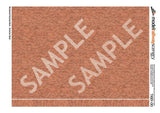 TX001-N Reclaimed Victorian Brick Texture Paper (Pack of 5) - N/2mm/1:148