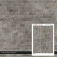 TX010-OO Modern Grey Paving Texture Paper (Pack of 5) - OO/4mm/1:76