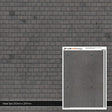 TX015-O Grey Slate Roof Tiles Lightly Weathered Texture Paper (Pack of 5) - O/7mm/1:43
