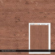 TX017-N Red Clay Roof Tiles Texture Paper (Pack of 5) - N/2mm/1:148