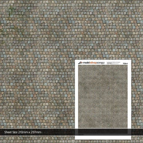 TX026-N Cobblestones Texture Paper (Pack of 5) - N/2mm/1:148