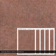 TX081-120 English Bond Aged Red Brick Texture Paper (Pack of 5) - TT:120