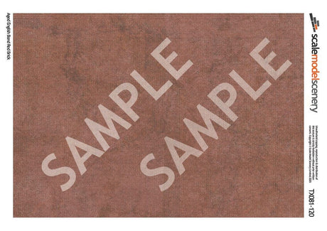 TX081-120 English Bond Aged Red Brick Texture Paper (Pack of 5) - TT:120