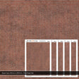 TX081-O English Bond Aged Red Brick Texture Paper (Pack of 5) - O/7mm/1:43