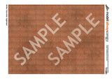 TX108-N Old Red Brown Brick Texture Paper (Pack of 5) - N/2mm/1:148