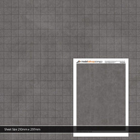 TX125-N Tactile Paving Charcoal Texture Paper (Pack of 2) - N/2mm/1:148