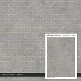 TX136-OO Weathered Grey Breeze Block Wall (Pack of 5) - OO/4mm/1:76