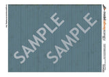 TX141-OO Corrugated Industrial Unit Paneling Blue Texture Paper (Pack of 5) - OO/4mm/1:76