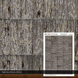 TX144-OO Corrugated Asbestos Roofing (Pack Of 5) - OO/4mm/1:76